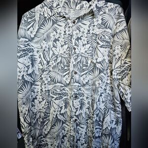 Dress shirt men Gray size XXL   076